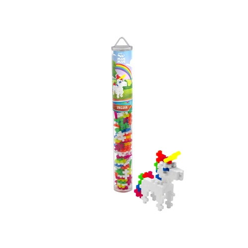 Plus Plus Tube - Unicorn - 70pcs - Enter a magical world and build your own unicorn with Plus-Plus.