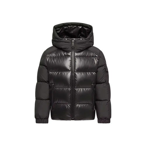 Moncler Hyoseris Jacket Black 26FW - Crafted from shiny polyester with a smooth lining, this down-filled piece jacket helps keep little ones cosy during daily adventures.