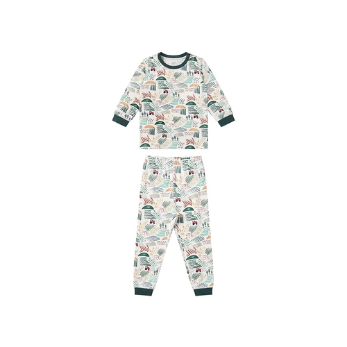 Nest Designs Long Sleeve PJ Set 26FW Farmer - Let your little one drift off to dreamland in these cozy organic cotton PJs – they're so soft they feel like a warm hug.
