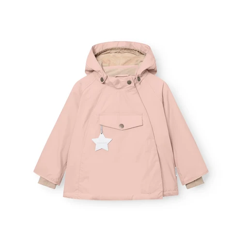 Mini A Ture Matwang Winter Jacket Rose 26FW - A fleece-lined winter jacket built to keep children warm and dry through hours of outdoor play.