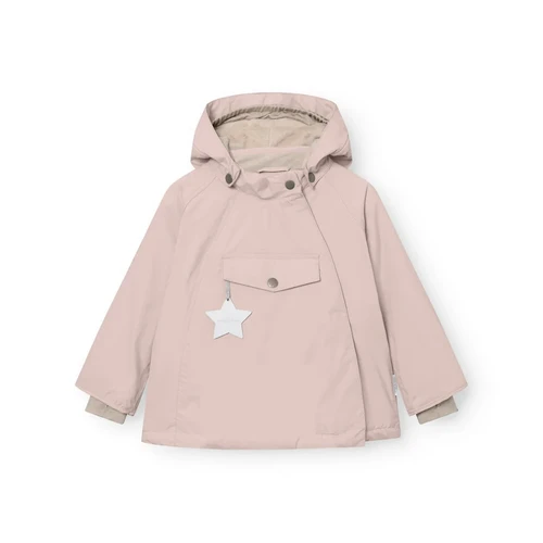 Mini A Ture Matwang Winter Jacket Rose 26FW - A fleece-lined winter jacket built to keep children warm and dry through hours of outdoor play.