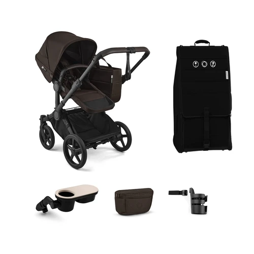 Bugaboo Donkey 6 2-1 Stroller Travel-ready Bundle - The Bugaboo Donkey 6 2-in-1 Stroller Travel-ready Bundle combines the ultimate convertible stroller with everyday accessories and travel protection for growing families.