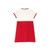 Moncler Abito Dress White and Red Skirt / Dress