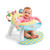 The dual-option design lets parents rotate between the handy multipurpose tray (great for snacks!) and three engaging toys depending on baby’s needs.