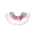SOULEIADO Rolling Bib Gray Pink 210000014193