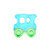Kidsme Water Filled Soother Car Blue 210000015363