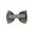 Small grosgrain bowtie bow with a matching colored glitter ribbon middle on a grosgrain covered alligator clip.