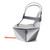 The Bombol Booster folds flat to the size of a small menu when you don't need it and pops open to become a sturdy, comfortable booster seat when you do.