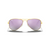 Ray Ban Aviator Junior LilacSolidMirror/ Arista Frame 50 (4-8) 210000021326