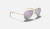 Ray-Ban Junior Aviator matte arista metal sunglasses with lilac mirror lenses.