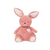 Gund 12.5''Oh So Snuggly Bunny BL - A super-soft plush friend and a quilted security blanket, all in one plush toy that comforts and supports tactile play