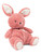 Gund 12.5''Oh So Snuggly Bunny BL - A super-soft plush friend and a quilted security blanket, all in one plush toy that comforts and supports tactile play