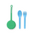 OmieLife OmiePod Utensils in a Pod Orange - the perfect way to carry utensils