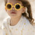Babiators Original Sunglasses Sweet Sunflower - In season now: our freshly picked Original Flower sunglasses! Whether taking a walk around the park or down the runway, your mini won’t want to take these funky, high-fashion frames off.