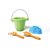 Green Toys Green Sand Play Set - The Green Toys Sand Play Set is made from 100% recycled plastic and can be carried to the park or beach with its US-made 100% cotton rope.