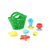 Green Toy Tide Pool Bath Set - Bring the fun and learning of tide pool and water table play to the bathtub! The 7-piece Green Toys™ Tide Pool Bath Set includes a starfish, scallop, abalone, snail, squid, and jellyfish, as well as a seaweed-patterned storage bag.