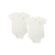 Nest Designs Short Sleeve Onesie (2 Pack) - White - Our Basics Collection now includes new Ribbed Organic Cotton products for ultimate comfort, breathability, and fabric flexibility