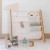 3 Sprouts Recycled Fabric Book Rack - Front facing book storage makes it easy for early readers to spot their favorite book.