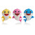 Pinkfong Stuffed Shark Baby Music Plush Doll Shark Baby - Meet the famous Shark Family singing plush doll. You won't be able to cuddle them enough! Squeeze the tummy to hear the Baby Shark song, the global sensation with over 3.3 billion views! Collect all 3 of your favorite sharks: Baby Shark, Mommy Shark and Daddy Shark!