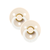 Bibs Pacifier Latex 2 Pk Ivory Grow 0-6M - The nipple is produced from natural rubber latex