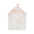 Crane Baby Parker Hooded Towel  Pink Tie Dye Print - The Parker Hooded Towel is not only warm and cozy but also stunning