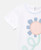 Stella McCartney Girl Ss Tee With Festive Flower 24SS - blooms with a graphic flower motif at the front