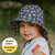 Bedhead Ponytail Bucket Sun Hat 24SS Lollipop - The Bedhead Ponytail Bucket hat is a UPF50+ kids sun hat featuring our unique 'anti-flop' technology ensuring brims won't flop in front of their eyes!