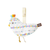 Ficelle Kasha Kasha Toy Baby Chicken - This adorable bird-shaped toy is designed with your baby's sensory development and comfort in mind.