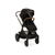 Nuna DEMI Next Stroller with Rider Board Caviar - a premium stroller with rider board accessory that is a master of motion intuitively designed to level up with 25+ modes of riding possibilities.