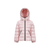 Moncler Bady Jacket Light Pink 24FW - A tribute to the mountains, the Bady short down jacket for girls is studied to deliver high-performance even on the coldest days of winter.