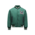 Moncler Siko Bomber Green 24FW - Characterized by a precious leather monogram patch, this bomber jacket draws inspiration from the collegiate-style found in the men's collection.