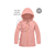 Therm SplashMagic Storm Jacket 24FW Apricot Blush - When the raincoat gets wet, a secret pattern is revealed! See the SplashMagic pattern appear in the rain then disappear again when dry. Fun for toddler and big kids alike!