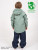 Therm SplashMagic Storm Jacket 24FW Basil - When the raincoat gets wet, a secret pattern is revealed! See the SplashMagic pattern appear in the rain then disappear again when dry. Fun for toddler and big kids alike!