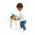 Janod Dino Activity Table - Janod - On this magnificent rust and blue-toned wooden activity table, everything comes together to transport children aged 12 months and up to an extraordinary universe