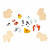 Janod 4 Progressive Puzzle Farm - Perfect for developing fine motor skills and coordination!