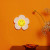 Mr Maria Smiley Daisy Day Light Yellow - This happy little flower is not only filling your house with bright and light, she is also decorating your wall as a groovy piece of art.