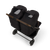 Nuna TRVL Double Travel Stroller Caviar - The Nuna TRVL Dubl Stroller is your essential ally in the magical yet overwhelming journey of parenthood.