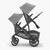 UPPAbaby RumbleSeat V3 - Easily attach this second seat to your Vista with the large hubs and adapters, offering a simple and intuitive experience for parents.