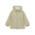 Mini A Ture Matvalon Spring Jacket 25SS Elm Green - The jacket has two large front pockets and a detachable hood with snap buttons.