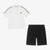 Moncler Knitwear Clothing Ensemble White ENTG 25SS - Sporty accents offer a fresh take on everyday wear in this cotton set for boys, featuring a polo shirt and matching bottoms.