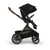Nuna DEMI Next Stroller with Rider Board Caviar - a premium stroller with rider board accessory that is a master of motion intuitively designed to level up with 25+ modes of riding possibilities.