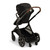 Nuna DEMI Next Stroller with Rider Board Caviar - a premium stroller with rider board accessory that is a master of motion intuitively designed to level up with 25+ modes of riding possibilities.