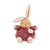 Kaloo Intemporel: Soleil Rabbit Musical 17cm Dark Pink - Measuring 17 cm and featuring many delicate details, this bunny is perfect for babies from birth.
