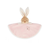 Kaloo Intemporel: Bear Doudou PINK - A bunny comforter ready to be adopted by baby. This pink comforter, 26 cm in diameter, timeless and refined, is suitable for babies from birth.