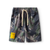 NUNUNU Camo Shorts 25SS - These gender-neutral shorts are made of super light, easy-to-wear drill fabric in full-on camo, complete with custom deconstruction for that lived-in edge.
