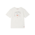 Bonpoint Thida T-Shirt Off White 25SS - The Thida T-shirt for girls is made from organic cotton jersey. It features a print of the iconic cherry on the front, as well as a colorful cherry at the hem.