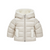 Moncler Borgan Jacket 25FW  - Their first Moncler warmer, the Borgan down jacket for little ones plays with nylon and teddy textures.
