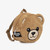 Moschino Backpack Bear Brown - This irresistibly cute Moschino Bear Backpack in warm brown teddy fleece is designed especially for little boys and girls.