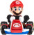 Takara Tomy Tomica Alloy Car 164 Mario Kart  - Inspired by Mario Kart 8, this die-cast model brings everyone’s favorite Nintendo hero to life behind the wheel of his signature red-and-blue kart.