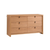 Natart Linea Double Dresser - The Natart Linea Double Dresser embodies the refined minimalism of Scandinavian design with the exceptional craftsmanship Natart is known for.